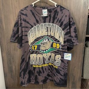 47 Vinatge Tubular Georgetown Hoyas Tie dye Shirt